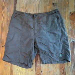 Novara Mens Nylon Road Bike Cycling Padded Shorts Brown Size XL